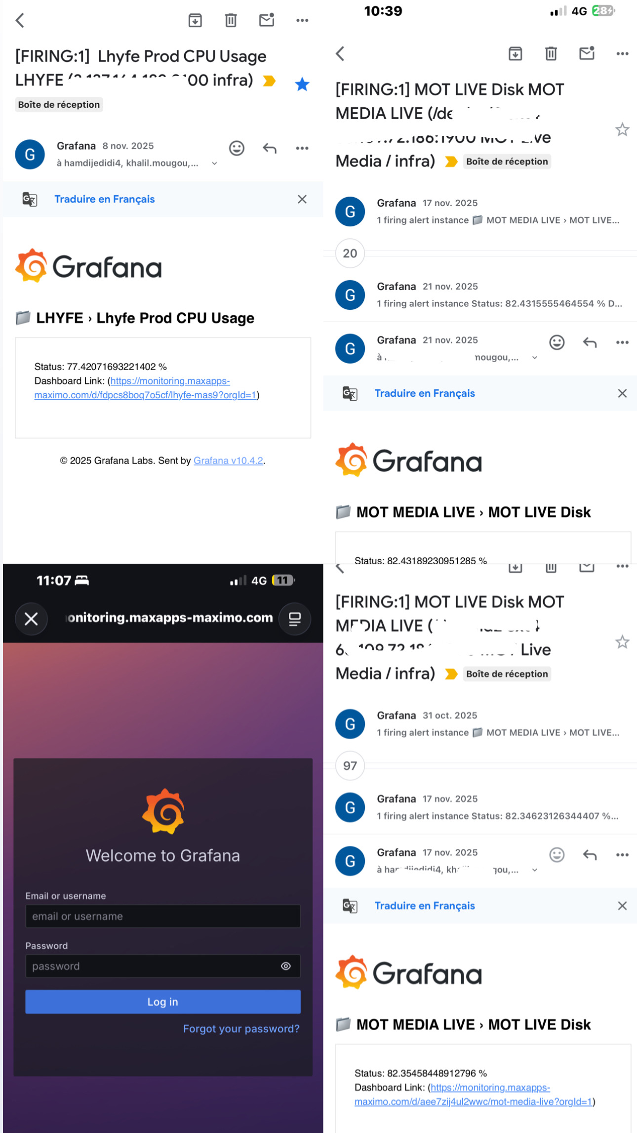 Production Monitoring & Alerting Platform with Grafana & Prometheus